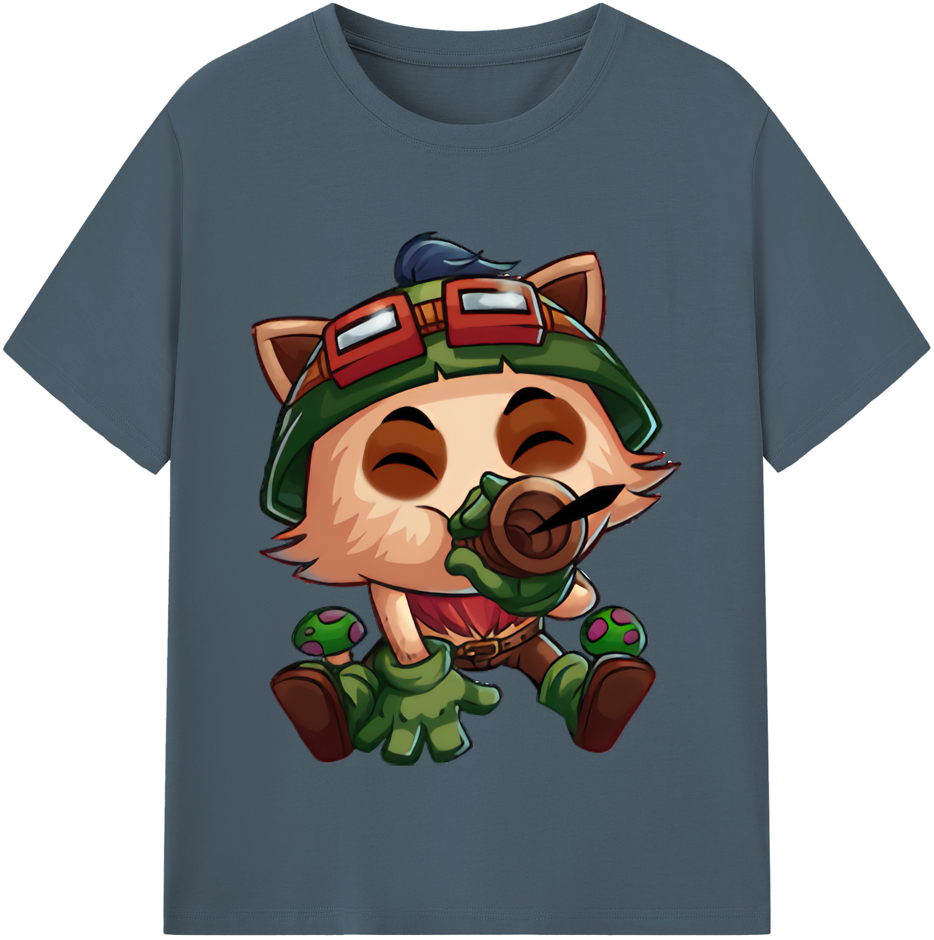 リーグ・オブ・レジェンド League of Legends LOL 綿100％半袖Tシャツ（フロントプリント）